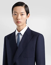 Double-breasted wool jacket