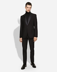 Single-breasted wool Martini-fit tuxedo suit