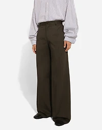 Tailored cotton pants