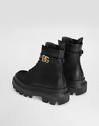 Calfskin ankle boots