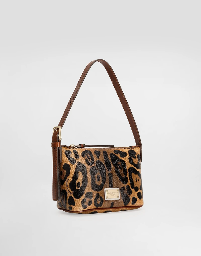 Leopard-print Crespo DG shoulder bag