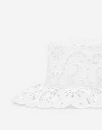 Cotton broderie anglaise hat