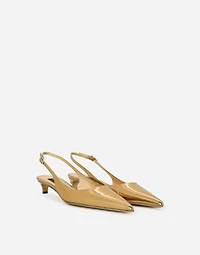 Calfskin slingbacks