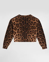Printed fleece pullover