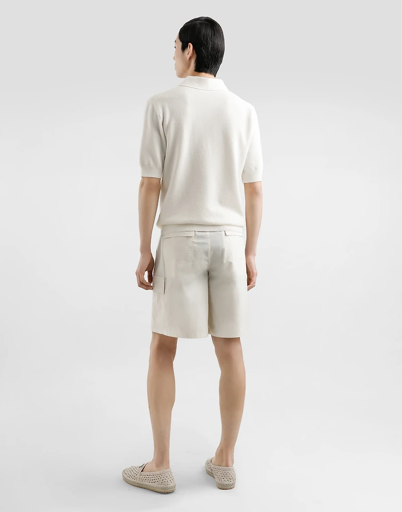 Cotton cargo shorts
