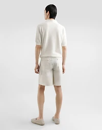 Cotton cargo shorts
