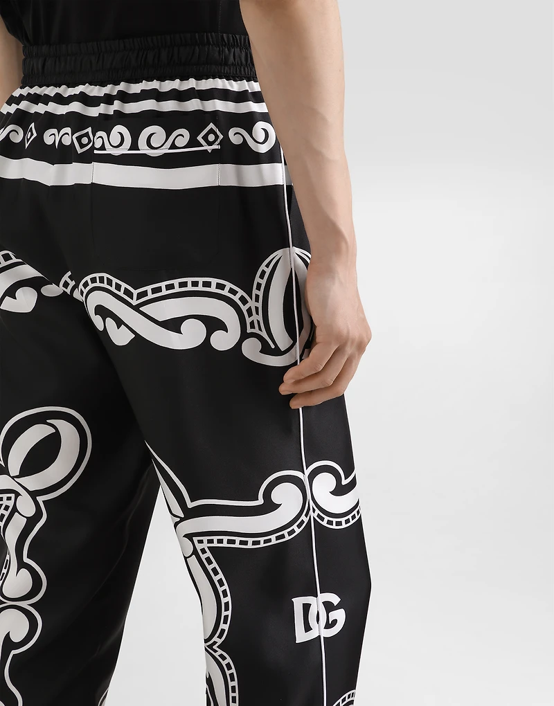 Silk pajama pants