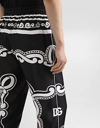 Silk pajama pants