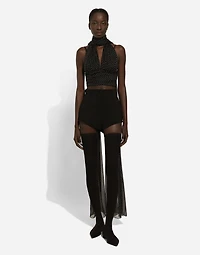 High-waisted wool panties