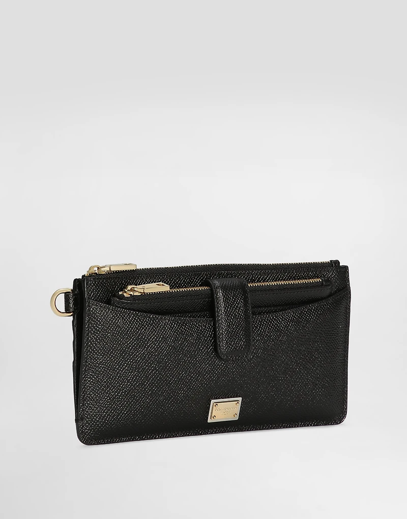 Dauphine calfskin card holder