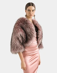 Short faux fur jacket