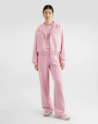 Jersey jogging pants with DG logo embroidery