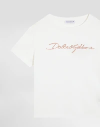 Jersey T-shirt with Dolce&Gabbana logo