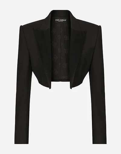 Twill Spencer blazer