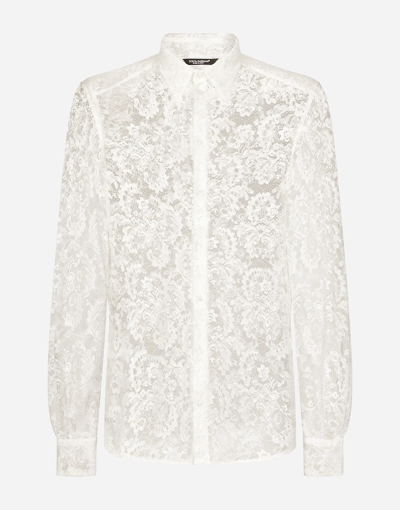 Lace Martini-fit shirt