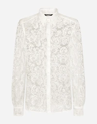 Lace Martini-fit shirt