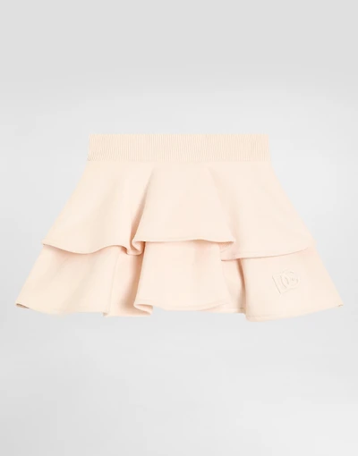 Skirt with fleece culotte and lasered DG logo