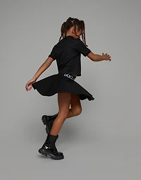 Patent leather ankle boots