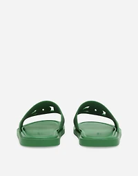 Rubber beachwear sliders