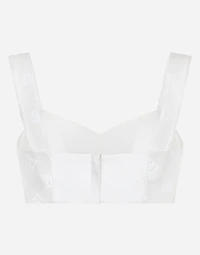 Jacquard top with all-over DG logo