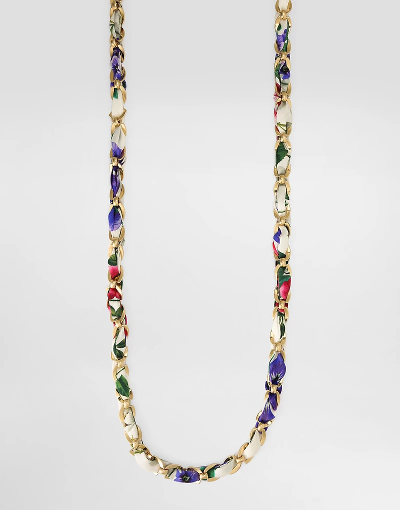 Bejeweled chain strap