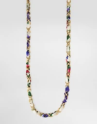 Bejeweled chain strap