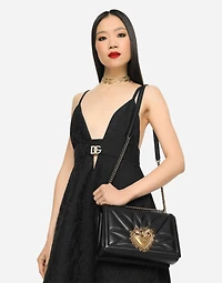 Large Devotion bag in quilted nappa leather