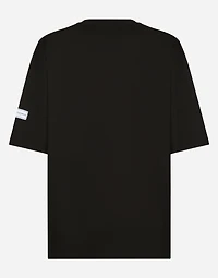 Short-sleeved T-shirt with DG logo patch