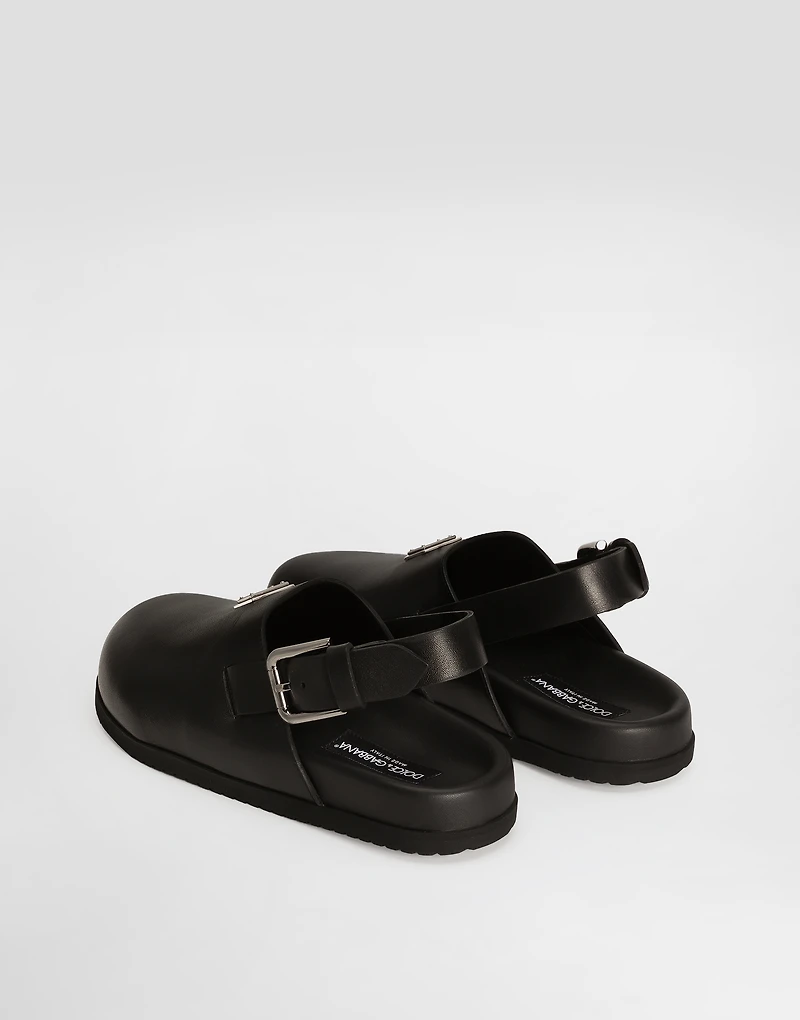 Calfskin mules