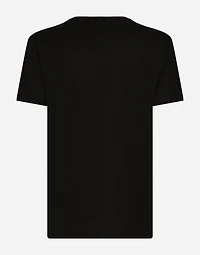 Cotton T-shirt with Dolce&Gabbana logo print