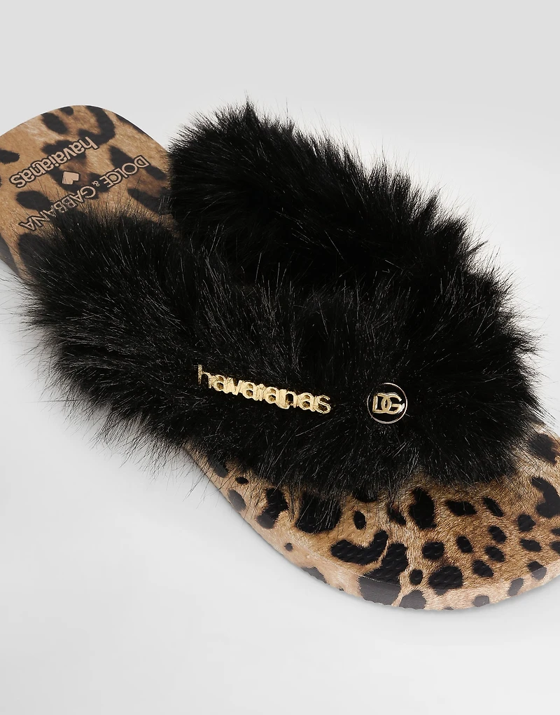 Dolce&Gabbana x Havaianas Flip-Flop Leopard