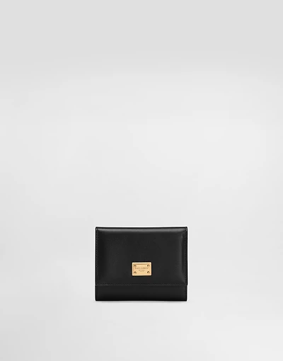 Plongé calfskin wallet