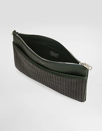Plongé woven calfskin necessaire