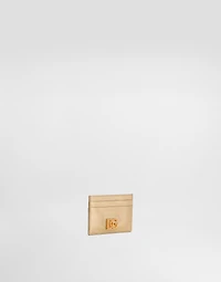 Laminated calfskin card holder with DG logo