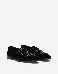 Velvet slippers