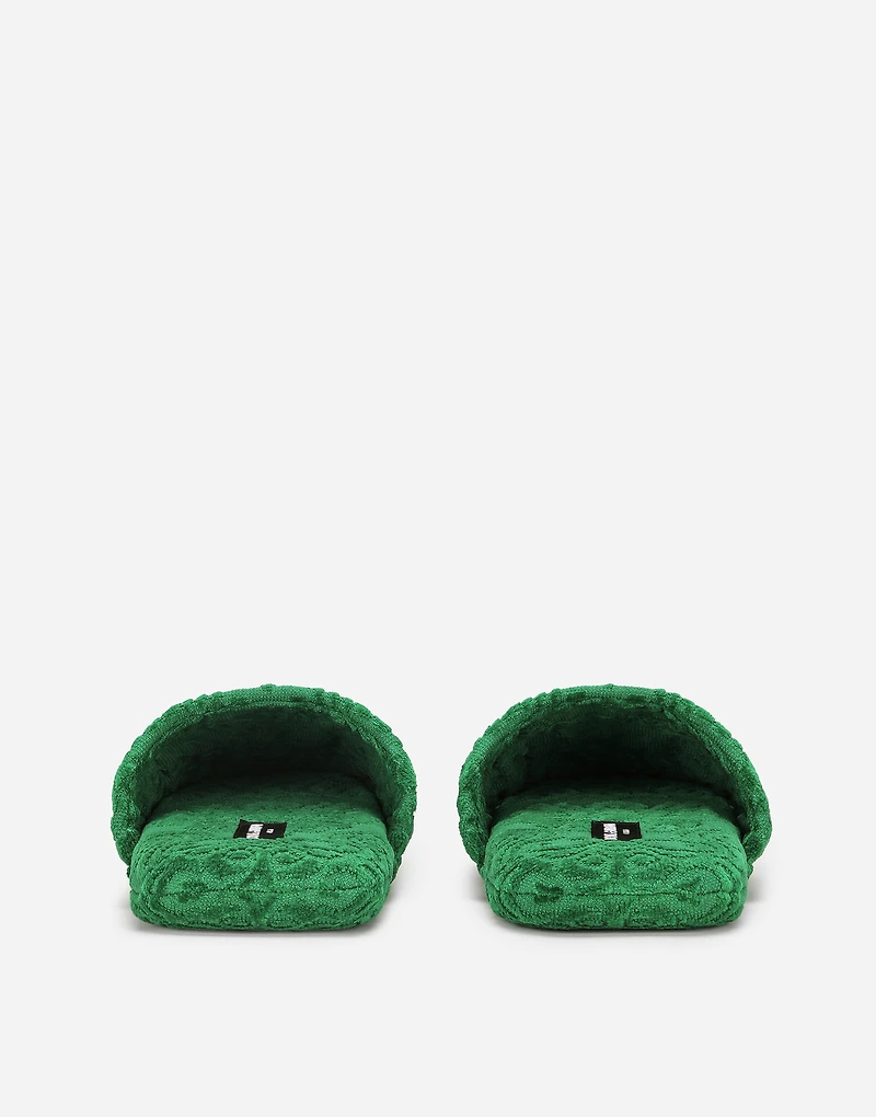Jaquard Cotton Terry Slippers