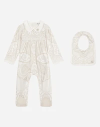 2-piece interlock gift set with DG Loves Newborn print
