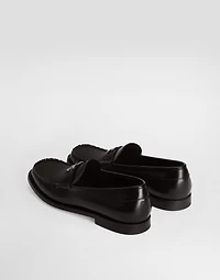 Polished calfskin loafers