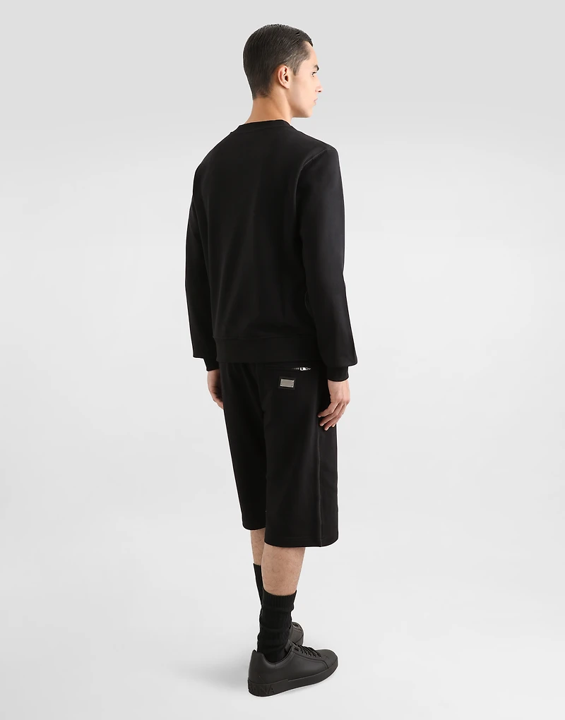 Fine-rib washed cotton singlet