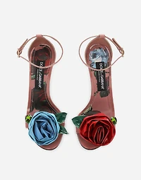 Patent leather sandals