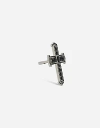 KIM DOLCE&GABBANA Cross ring with rhinestones