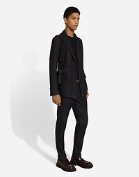Double-breasted Taormina-fit denim jacket