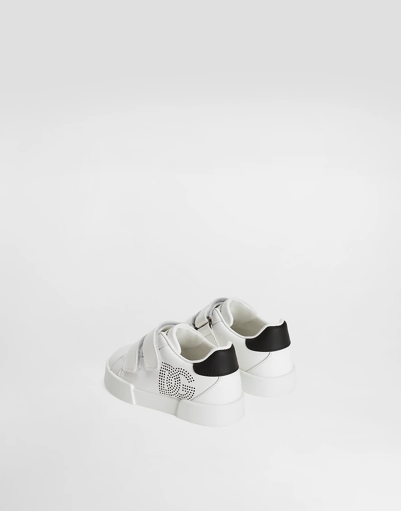 Nappa calfskin sneakers