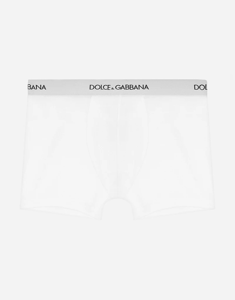Jersey boxers two-pack with branded elastic