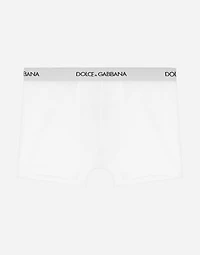 Jersey boxers two-pack with branded elastic