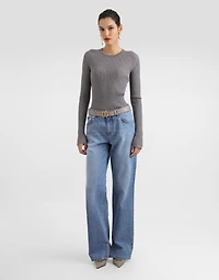 5-pocket denim trousers