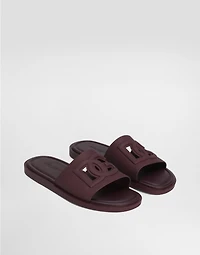 Rubber beachwear slides