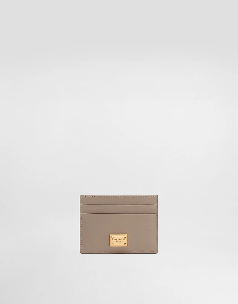 Plongé calfskin card holder