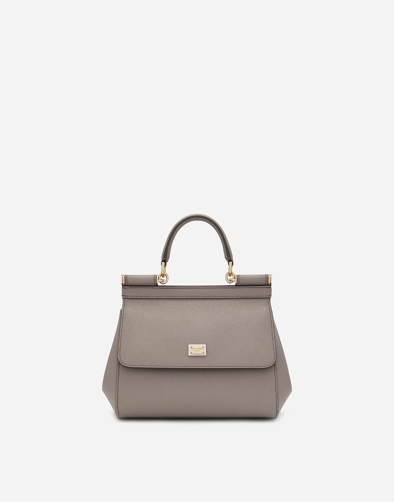 Medium Sicily handbag in Dauphine leather