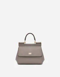 Medium Sicily handbag in Dauphine leather